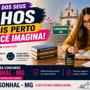 Apostila Para o Concurso de Congonhal - MG - 2026 – Psicólogo